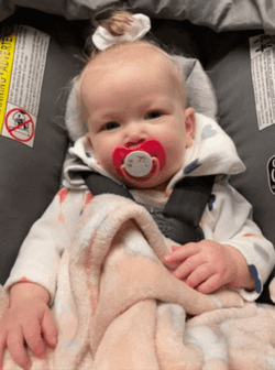 Cute Baby Shaking Head Nope Dont Like That GIF