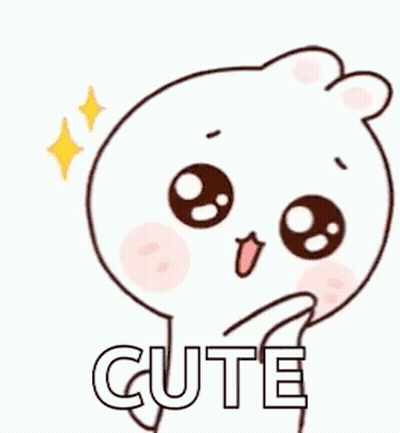 Cute Bear Hand To Face Saying Cute GIF