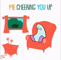 Cute Best Friends Animation Cheer GIF