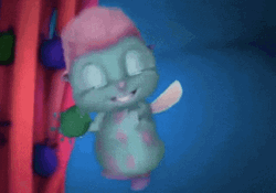Cute Bibble Shocked Reaction GIF