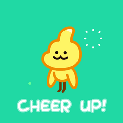 Cute Bird Cheering Go Go Go GIF