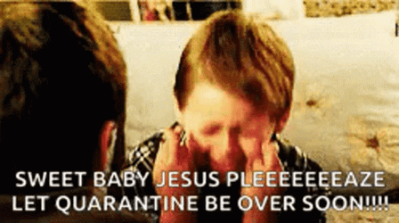 Cute Boy Finger Crossed Sweet Baby Jesus GIF