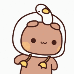 Cute Bubu Wiggle GIF