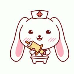 Cute Bunny Doctor GIF