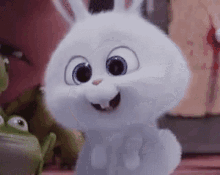 Cute Bunny Snowball Secret Life Of Pets Screaming