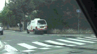 Cute Butterflies Mascot Running Away  GIF