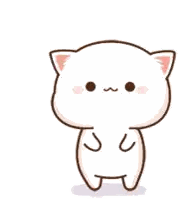 Cute Cartoon Cat Saying Yes Sir Sticker