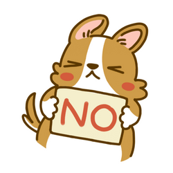Cute Cartoon Cat Swiper No Swiping GIF