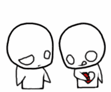 Cute Cartoon Emo Love Hug GIF