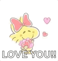 Cute Cartoon Heart Love Ya GIF