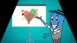 Cute Cartoon Money Rain GIF