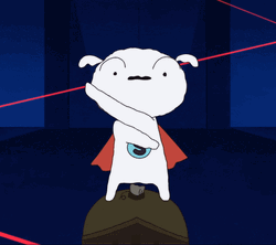 Cute Cartoon Super Shiro Boom  GIF
