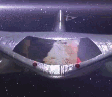 Cute Cat Space War GIF