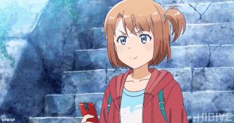 Cute Cat With Girl Taking Picture Animated GIF