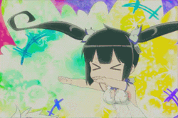 Cute Chibi Hestia DanMachi   GIF