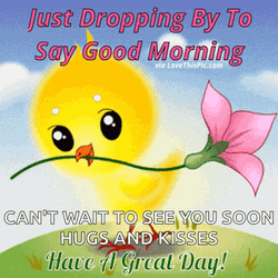 Cute Chick Have A Great Day GIF