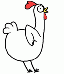 Cute Chicken Chicken Bro Dance GIF