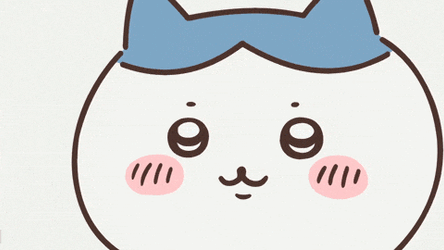 Cute Chiikawa Hahiware Face GIF