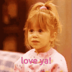 Cute Child Love Ya Flying Kiss GIF