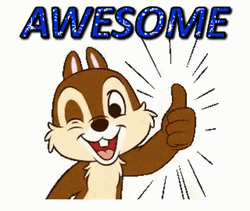 Cute Chipmunks Thumbs Up Everything Is Awesome GIF