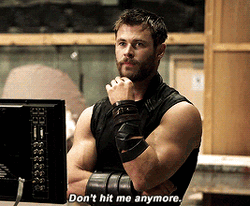 Cute Chris Hemsworth Thor GIF