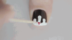 Cute Christmas Nail Polish Style GIF