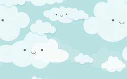 Cute Clouds Background