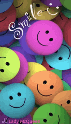 Cute Colorful Smiley Faces Emoji GIF