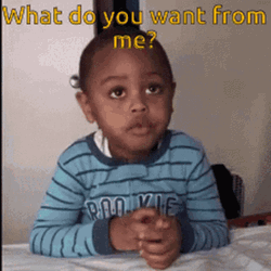 Cute Confused Baby What Do You Want GIF