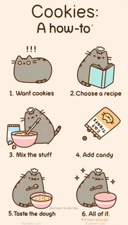 Cute Cookie How To Instructions GIF