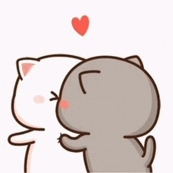 Cute Couple Cat Sticker