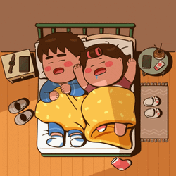 Cute Couple Sleeping