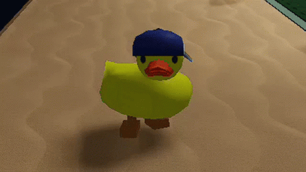 Cute Cup Duck Spinning GIF