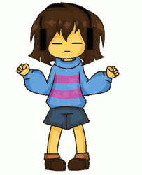 Cute Dancing Girl Listening To Music GIF