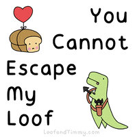 Cute Dinosaur Doing Archery Funny Love GIF