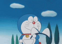 Cute Doraemon Cat Ears Headband