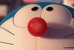 Cute Doraemon Nose Blink Light