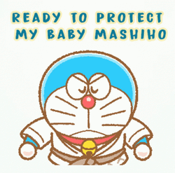 Cute Doraemon Ready To Protect
