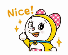 Cute Dorami Very Nice Thumbs Up GIF