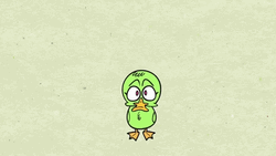 Cute Duck Scary Transformation GIF