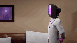Cute Elite Tv Man Glitching GIF