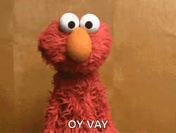 Cute Elmo Oy Vey GIF