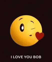 Cute Emoji I Love You Bob GIF