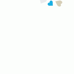 Cute Falling Hearts Happy Valentines Day GIF