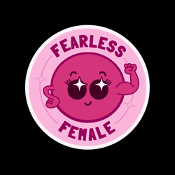 Cute Female Muscle Art Fearless GIF
