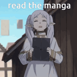 Cute Frieren Read The Manga Meme GIF
