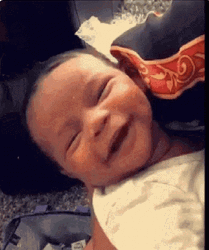 Cute Giggling Baby Fever GIF