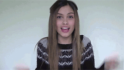 Cute Girl Eyebrows Magic Trick  GIF