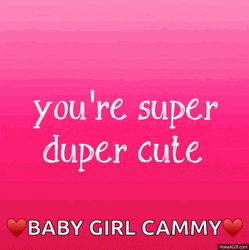 Cute Girly Baby Girl Cammy GIF