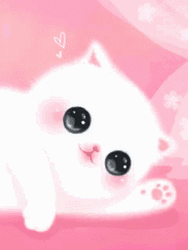 Cute Girly Cat Paws GIF